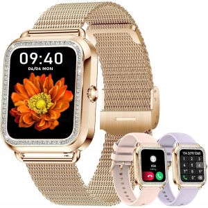 Montre Intelligente Pour Femme Avec Appel Bluetooth, Tracker D'activité, Montre Intelligente Pour Femme Avec Spo2 Pour Android Ios - Neuf