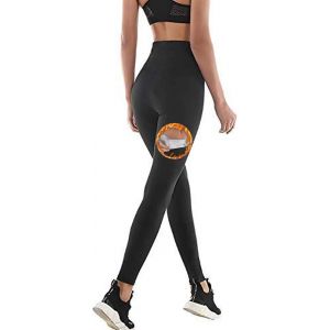Slep-Pantalon De Sudation Femmes, Legging De Sport À Taille Haute En Nano-Matériaux Pour Accélérer Transpiration, Obtenir Ventre Plat Anti Cellulite, Idéal Pour Minceur Fitness Jogging Yoga - Neuf
