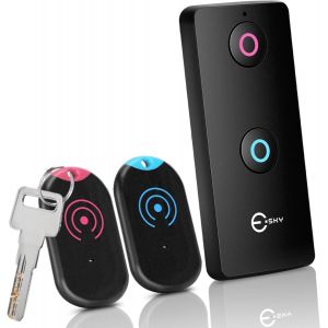 lbgwp60-Localisateur De Clés, Localisateur D'Objets 80 Db Perdus Sans Fil Key Finder Avec 2 Récepteurs Rf, Télécommande Sans Fil Localisateur De Clés Rf Pour Clés Portefeuille Téléphone Bagages - Neuf
