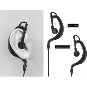 2 x G-Style Earbuds Headset Mic PTT for Midland Walkie Talkie G7 G7Pro G8 G9 G9Pro G12 GXT5 M24 M48 XT30 XT50 XT60 XT70 X-Talker Radio - Neuf