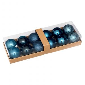 Boule de no&euml;l Pendentif Set De 12 Pcs 60 mm Incassable Ornements, Compatible avec les D&eacute;corations d'Arbre de No&euml;l Blanc Boules Suspendues Cadeau - Neuf