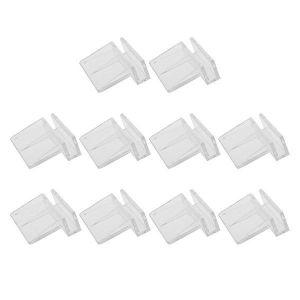 Lot De 10 Supports De Couvercle D'aquarium En Acrylique Durable - Supports Polyvalents Pour Un Accès Facile Et Sécurisé - Neuf