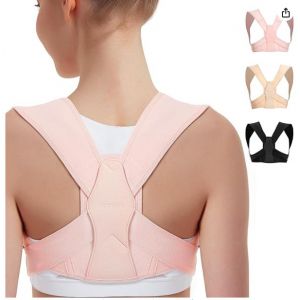 Vicorrect Redresse Dos Correcteur De Posture, Posture Correcteur R&eacute;glable Pour Le Haut Du Dos Qui Soutient La Clavicule Et Soulage Les Douleurs Du Cou, Des &Eacute;paules Et Du Haut Du Dos (S/M) - Neuf
