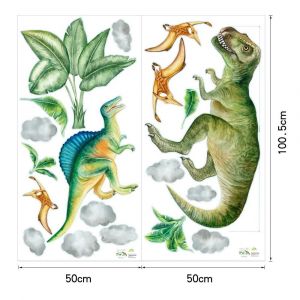 Chambre D'enfants Sticker Mural Peel And Stick Animal & Plantes / Plan&egrave;te Motif Imperm&eacute;able Pvc Autocollants Dessin Anim&eacute; Maison Fen&ecirc;tre Art Mural Epe Emballage En Plastique,Tms005 - Neuf