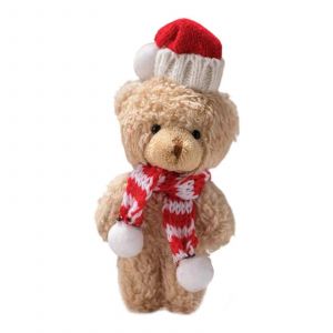 Adorables Ours en Peluche pour le D&eacute;cor de No&euml;l, Cartoon Arbre d'Ornement - Neuf