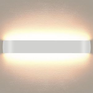 Applique Murale Int&eacute;rieure Led Lampe Murale Chambre 60cm 24w Applique Murale Chambre Luminaire Mural Interieur Lumi&egrave;re Murale Pour Salon Cuisine Escalier Couloir H&ocirc;tel Blanche Chaud - Neuf