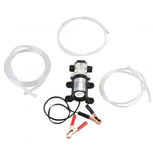 Pompe de transfert d'huile et de carburant diesel electrique pour voiture 12 V 45 W avec pince crocodile - Neuf