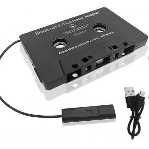 Cassette universelle Bluetooth 5.0 adaptateur convertisseur de bande de voiture pour Aux st&eacute;r&eacute;o Cassette adaptateur de musique - Neuf