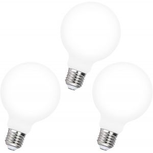 Lampes Grosse Ampoules Globe Filament Led 8w 870lm Dimmable Ronde G95 Culot Edison E27 Compatible Variateur Blanc Chaud 3000k Pour Lampe Suspension Applique Lampadaire 3 Pack De - Neuf
