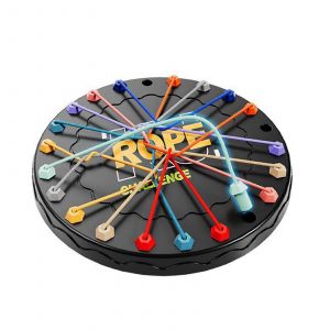 Jeu De Soci&eacute;t&eacute; Interactif Pour La Famille, Jouet Puzzle En Corde Pour L'apprentissage Pr&eacute;coce Pr&eacute;scolaire, Capacit&eacute; Cognitive, Am&eacute;lioration De La Logique Et De La R&eacute;flexion - Neuf