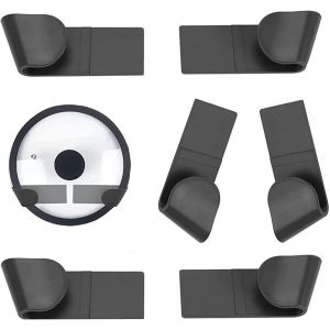 Lot De 6 Supports De Rangement Pour Couvercles De Casseroles, Sans Perforation, R¿¿Glables, Suspendus, Pour Couvercles De Casseroles, Planches ¿¿ D¿¿Couper, Multifonctions, Pour Ustensiles De Cuisine - Neuf