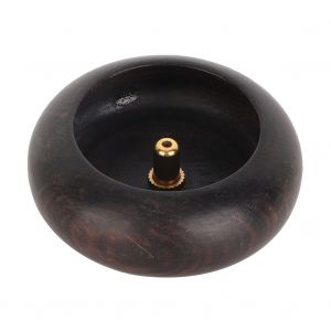 Mini baton d'encens rond vietnamien, fournitures bouddhistes, porte-encens en forme de bol (ebene) - Neuf