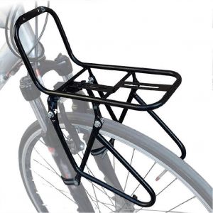 Porte-Bagages Avant De Velo, Porte-Bagages De Tourisme En Acier, Capacite De 15 Kg, Porte-Bagages De Velo De Route Et De Montagne - Neuf