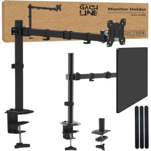 Support de bureau pour écran,pour écran de 13 à 32"",réglable en hauteur,inclinable,pivotant,pour bureau,VESA 75 x 75,100 x 100 - Neuf