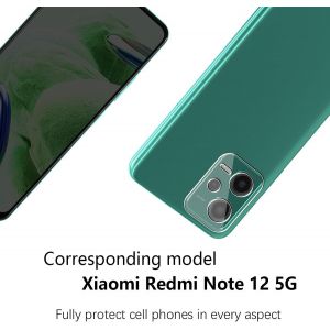 Trahoo-Verre Trempé Protection Décran Pour Xiaomi Redmi Note 12 5g, Anti-Espion Protection Décran 1 Pièces + Caméra Arrière Protecteur 1 Pièces,9h Dureté Pour Redmi Note 12 5g Protection Décran - Neuf