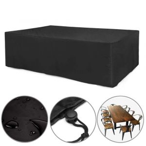 Housse De Protection Anti-Poussière Pour Meubles, Coupe-Vent Et Anti-Uv, Pour Jardin, Terrasse, Cour, 213 X 132 X 74 Cm - Neuf