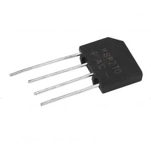 Pont de diodes 2A 1000V KBP210 Pont redresseur plat pour circuit électronique (5pcs) - Neuf