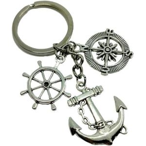 Kal-Porte-Cl&eacute;s De Poche &Agrave; Double Anneau En Acier Inoxydable Th&egrave;me Passions : Sport, Football, Musique, Machines, Art, Travail, Passepoils.. Unisexe, Excellente Id&eacute;e Cadeau - Neuf