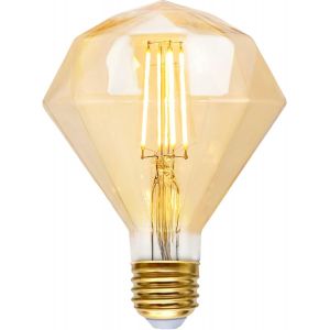 Ampoules Led Vintage 5 W 500 Lm Globe Es E27 Dimmable Filament Led Rétro Edison Ampoule Décorative Blanc Chaud 2700 K G95 Citrouille Ambre 1 Pièce (110pjz-Amber, 1)[Amp744609] - Neuf
