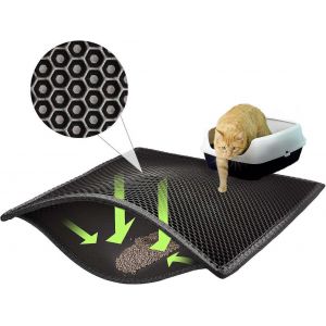 Ventes Promotionnelles Nouveaux Produits En 2023,Tapis De Liti&egrave;re,Tapis De Liti&egrave;re Pour Chat Sous-Couches De Bac &Agrave; Liti&egrave;re Design En Nid D'abeille Couvertures De Bac &Agrave; Liti&egrave;re Imperm&eacute;able Doub - Neuf