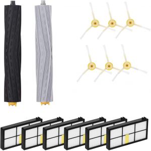 Pi&egrave;ces de Rechange Filtres et Brosse pour iRobot Roomba 980 960 900 890 880 870 860 800 s&eacute;rie Aspirateur, Kit d'accessoires de Remplacement - Neuf