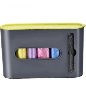 Distributeur De Sacs Pour Chien Mural Extérieur Pour Clôture De Jardin De Cour Porte-Sac De Déchets Pour Animaux De Compagnie Intérieur Et Station De Stockage Boîte Durable Moderne P20250110210 - Neuf