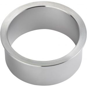 Passage de c&acirc;ble ouvert &Oslash; d'encastrement 50 mm/&Oslash; ext&eacute;rieur 59 mm acier inoxydable satin&eacute; (bross&eacute; mat) Anneau de c&acirc;ble. - Neuf