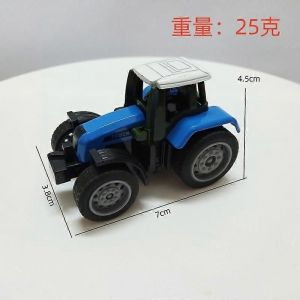 Hot Selling Children's Alloy Car Model Simulation Mini Farm Car Tractor Skidding Farmer Car Children Boys Birthday Gift Car Toys Toy Cars-B - Neuf