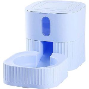 Distributeur Automatique De Nourriture Pour Chats, Chiens Et Lapins De 1,8 L - Durable, Facile À Nettoyer, Antidérapant, Idéal Pour La Nourriture Et L'eau - Neuf