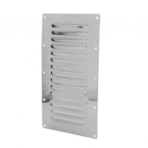 Grille d'a&eacute;ration pour bateau Premium 225x125mm Plaque de grille de ventilation robuste et durable en m&eacute;tal r&eacute;sistant &agrave; la corrosion - Neuf
