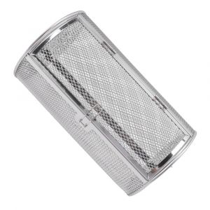 (D)Panier À Griller Roulant Cage De Gril En Acier Inoxydable Ronde En Acier Ob - Neuf