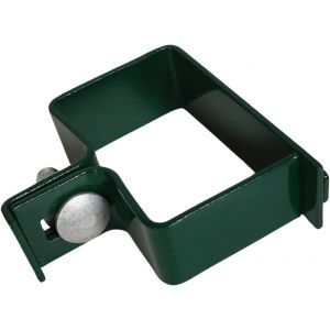 Kalanka-Collier De Finition 60 X 40 Mm Pour Poteaux De Cl&ocirc;ture - Collier De Serrage Pour Cl&ocirc;ture - Vert - Neuf