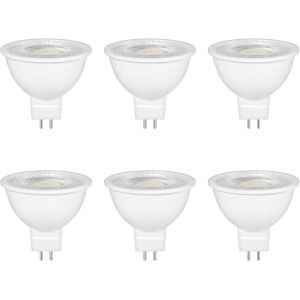 Kalanka-Ampoule Gu5.3 Led 5w Spot, Blanc Neutre 4000k, &iquest;&iquest;Quivalent 35w 50w Halog&iquest;&iquest;Ne, 500lm, Ac/Dc 12v, 120&iexcl;&Atilde; Angle, Gu5.3 Base &iquest;&iquest; 2 Broches, Non-Dimmable, Led Spot Mr16 Lampe R&iquest;&iquest;Flecteur, Lot De 6 - Neuf