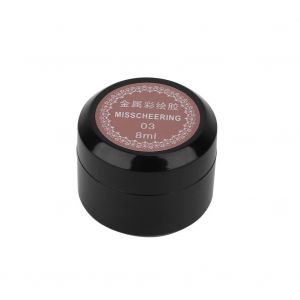 Vernis A Ongles Gel Metallique Uv Bronze, Flacon De 8 Ml - Neuf