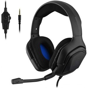 KALANKA-Korp Cobalt Casque Gaming PS5 - Micro Casque Gamer Audio Stéréo, Ultra léger, Fortes Basses - Micro 3.5mm Jack pour PC PS4 PS5 Xbox One & X Mac Nintendo Switch Tablette Laptop (Blanc) - Neuf