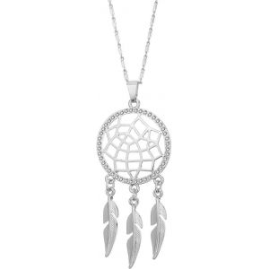 Kales-Mode Collier Ras Du Cou Pour Les Femmes,Dream Catcher Pendentif Collier Pour Filles Longue Chaîne Collier Brillant Cz Cristal Pendentif Collier - Neuf