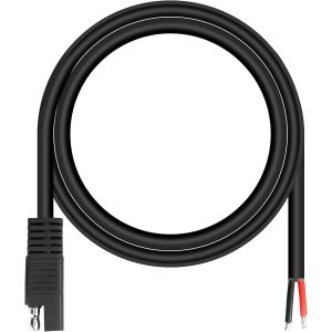 Câble De Raccordement Sae 24 V 14 Awg Avec Isolation Noire De 1,1 M Sae À Connexion Rapide Pour Voiture, Moto, Batterie, Etc - Neuf