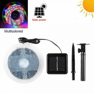 Balise Solaire À Bande Led - 3 M Rvb - Neuf