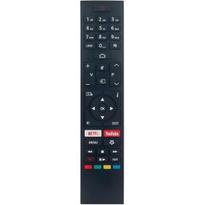 LETNERNY-Ct-8557 Rc43157 Télécommande Pour Toshiba Tv, Télécommandes Pour 5Ua2068Dgl Ct-8558 Pour Polaroid P50Ua2031A Pour Hitachi Rc43157 10127379 Pour Jvc Tv Lt-24Ca120, Aucune Configuration Requ . - Neuf