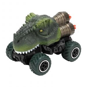Toy Cars Children's Four-Way Rc Car Simulation Dinosaur Model Car Toy Boy Gift, A For Christmas And Easter Gifts_C24070347-Vert - Neuf