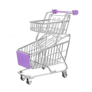 Zootopia Jouets Tout-petit Jouet Chariot de supermarché Chariot de supermarché en métal Enfants Mini supermarché Chariot à main Rangement Jouet Organisateurs de bureau - Neuf
