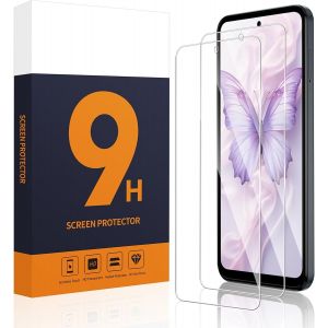 KAL-Lot De 2 Films De Protection D'&Eacute;cran En Verre Blind&eacute; Pour Motorola Moto G55 5G - &Eacute;tanche - Anti-Traces De Doigts - Duret&eacute; 9H - Incassable - 2,5D - Film De Protection D'&Eacute;cran Pour Motorola - Neuf