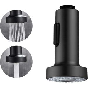 Robinet Cuisine Douchette, Douchette Robinet Cuisine, Embout Robinet, Robinet Cuisine Rabattable, Douchette Adaptable Sur Robinet Douchette pour R&eacute;tractable Mitigeur Cuisine Universel (A-Noir) - Neuf