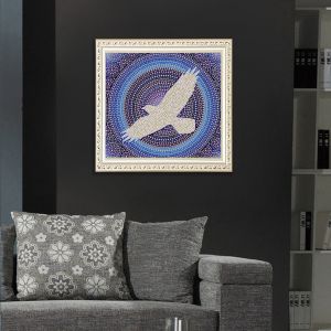 Hjlian Peinture Diamant Speciale A Faire Soi-Meme, Motif Aigle Blanc, Point De Croix - Neuf