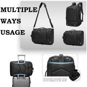 Sac À Dos De Voyage Pour Homme Et Femme Sac À Dos Pour Ordinateur Portable 15,6"" Et Ipad 12,9"" Pour Weekender, Camping, Université, École, Quotidien - Neuf