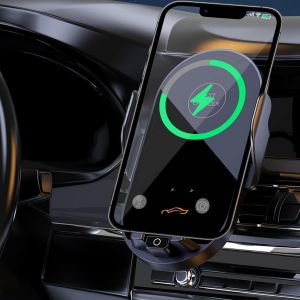 Cmjaagur-15w Support Telephone Voiture Induction, Chargeur Induction Voiture Sans Fil Rapide Pour Iphone16/15/ Galaxy Série[M1695] - Neuf