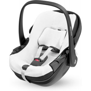 Subzonal-Housse D'été En Coton Biologique Pour Pebble 360, Housse Pour Siège Auto Bébé, Matière Respirante Qui Absorbe L'humidité, Lavable En Machine, Coton Durable, Blanc Naturel - Neuf