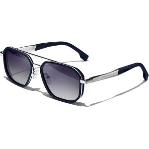 Lunettes De Soleil Homme Polarisées Mode Lunette De Soleil Femme Carrée Uv400 Rétro Double Pont - Neuf