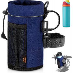 12-24oz Porte Gourde Velo Sans Vis Bidon Porte Velo Avec Poche En Maille Porte Gourde Vtt Pour Bouteille Vélo Guidon Poussette Porte Gourde Randonnée Scooters Fauteuil Roulant Accessoires - Neuf
