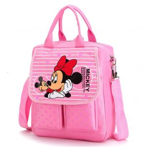 Sac A Dos D'ecole Mignon Avec Imprime Dessin Anime Pour Enfants Et Etudiants, Cadeaux Pour Filles Et Garcons (Rose) - Neuf